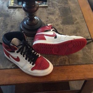 drawn on as seen in pictures but i have scrubbed it off one shoe